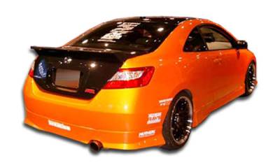 Duraflex - Honda Civic 2DR Duraflex Type M Rear Lip Under Spoiler Air Dam - 1 Piece - 103336