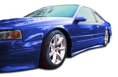 Duraflex - Mercury Cougar Duraflex Racer Side Skirts Rocker Panels - 2 Piece - 104376