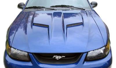 Duraflex - Ford Mustang Duraflex Mach 2 Hood - 1 Piece - 104772