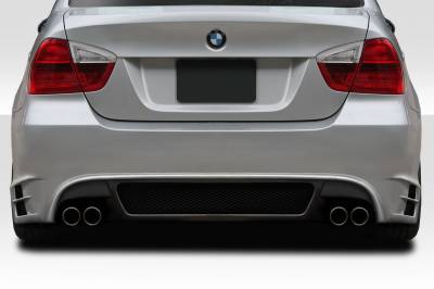 Duraflex - BMW 3 Series 4DR Duraflex R-1 Rear Bumper Cover - 1 Piece - 105352