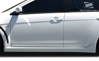 Duraflex - Mitsubishi Lancer Duraflex Evo X Look Side Skirts Rocker Panels - 2 Piece - 106954