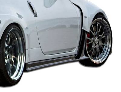 Duraflex - Nissan 350Z Duraflex AM-S Wide Body Side Skirts Rocker Panels - 2 Piece - 107225