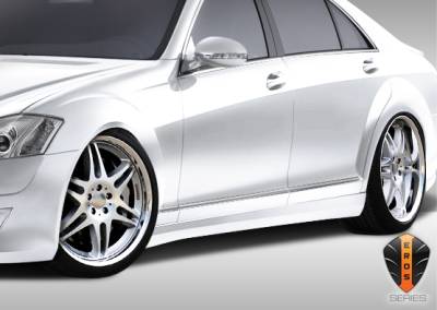 Duraflex - Mercedes S Class Eros Version 1 Duraflex Side Skirts Body Kit 107790