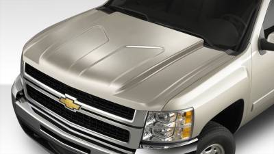 Duraflex - Chevrolet Silverado Duraflex G-Force Hood - 1 Piece - 107944