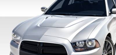 Duraflex - Dodge Charger Duraflex SRT Look Hood - 1 Piece - 108039