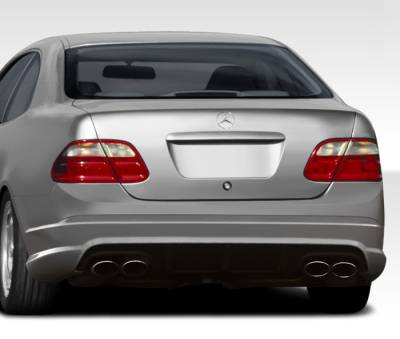 Duraflex - Mercedes-Benz CLK Duraflex C63 Look Rear Bumper Cover - 1 Piece - 108056