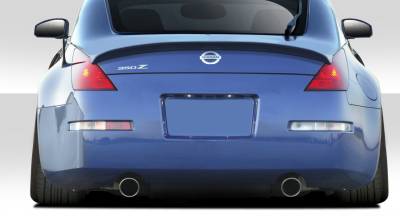 Duraflex - Nissan 350Z Duraflex V-Speed Wing Trunk Lid Spoiler - 1 Piece - 108942