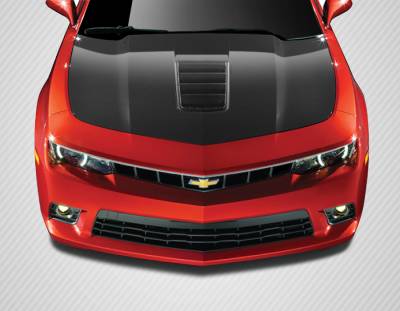 Carbon Creations - Chevrolet Camaro Carbon Creations Z28 Look Hood - 1 Piece - 109491