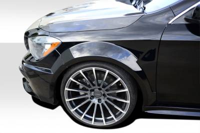 Duraflex - Mercedes-Benz CLA Duraflex Black Series Look Wide Body Front Fenders - 2 Piece - 112014