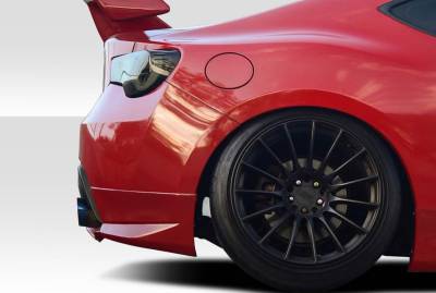 Duraflex - Subaru BRZ Duraflex Modellista Look Rear Add Ons - 2 Piece - 112205