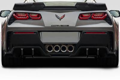 Duraflex - Chevrolet Corvette EXE Duraflex Rear Bumper Lip Diffuser Body Kit 117460