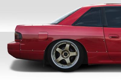 Duraflex - Fits Nissan 240SX 2DR O Type Duraflex 30MM Rear Fender Flares 117679