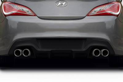 Duraflex - Hyundai Genesis 2DR Twins Duraflex Rear Bumper Diffuser Body Kit 117966