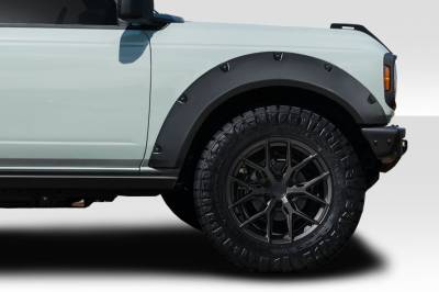 Duraflex - Ford Bronco Extreme Country Duraflex 2pcs Front Fender Flares 118092