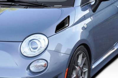 Duraflex - Fiat 500 Kima Duraflex Hood Side Vents 119015