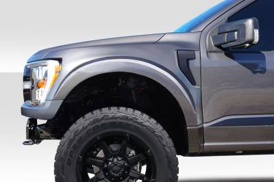 Duraflex - Ford F150 Bulge Duraflex Body Kit- Front Fenders 119019