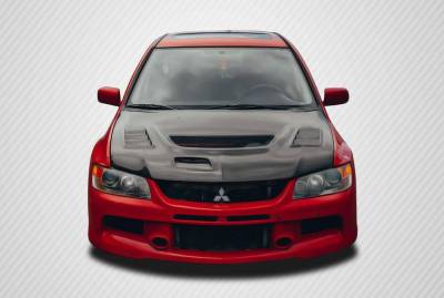 Carbon Creations - Mitsubishi Lancer Carbon Creations C-1 Hood - 1 Piece - 103203