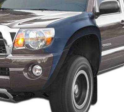 Duraflex - Toyota Tacoma Duraflex 6 Inch Off Road Bulge Front Fenders - 2 Piece - 106470