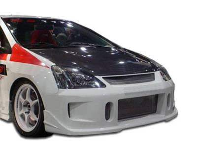 Duraflex - Honda Civic HB Duraflex JDM Buddy Front Bumper Cover - 1 Piece - 100443