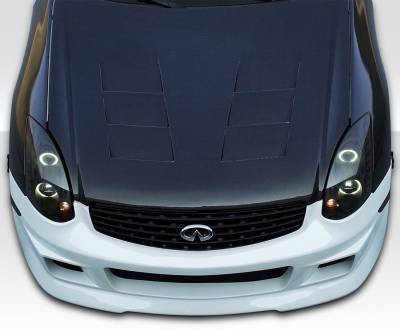 Duraflex - Infiniti G35 2DR Duraflex Type G Front Bumper Cover - 1 Piece - 100460