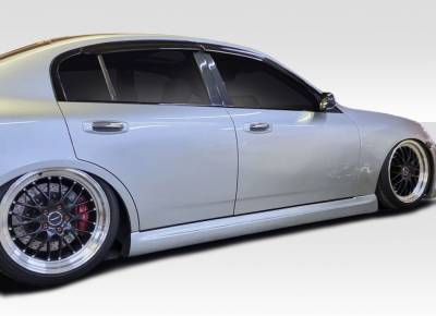 Duraflex - Infiniti G35 4DR Duraflex GT Competition Side Skirts Rocker Panels - 2 Piece - 100472