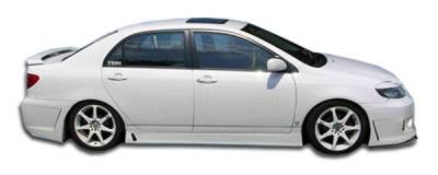 Duraflex - Toyota Corolla Duraflex B-2 Side Skirts Rocker Panels - 2 Piece - 100534