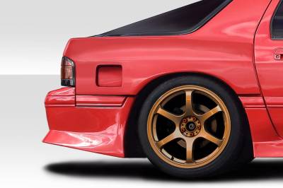 Duraflex - Mazda RX-7 Duraflex M-1 Sport Rear Fender Flares - 2 Piece - 100729