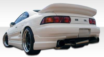 Duraflex - Toyota MR2 Duraflex Type B Rear Add On Bumper Extensions - 2 Piece - 101035