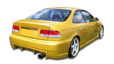 Duraflex - Honda Civic 2DR & 4DR Duraflex Buddy Rear Bumper Cover - 1 Piece - 101737