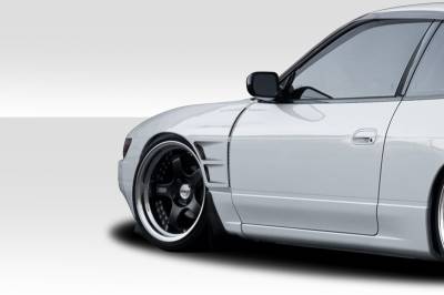 Duraflex - Nissan S13 Duraflex D-1 Sport Fenders - 2 Piece - 104235