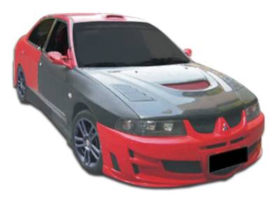 Duraflex - Mitsubishi Mirage 4DR Duraflex SC-5 Front Bumper Cover - 1 Piece - 104470