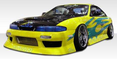 Duraflex - Nissan 240SX Duraflex Type U Front Bumper Cover - 1 Piece - 104626