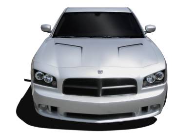 Duraflex - Dodge Charger Duraflex Challenger Hood - 1 Piece - 104854