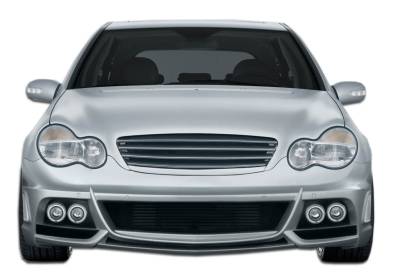 Duraflex - Mercedes-Benz C Class Duraflex W-1 Front Bumper Cover - 1 Piece - 107134