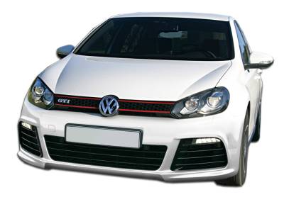 Duraflex - Volkswagen Golf GTI Duraflex R Look Front Bumper Cover - 1 Piece - 107532