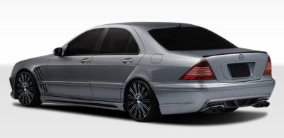 Duraflex - Mercedes-Benz S Class Duraflex W-2 Rear Bumper Cover - 1 Piece - 107721