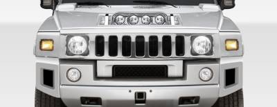 Duraflex - Hummer H2 Duraflex BR-N Foglight Panel for Hood - 1 Piece - 107748