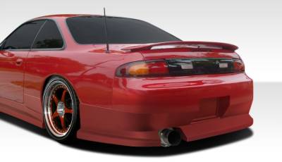 Duraflex - Nissan 240SX Duraflex WX-9 Rear Bumper Cover - 1 Piece - 107825