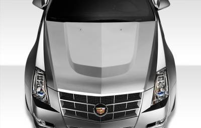 Duraflex - Cadillac CTS Duraflex CTS-V Look Hood - 1 Piece - 108137