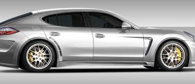 Duraflex - Porsche Panamera Duraflex Eros Version 4 Wide Body Side Skirts Rocker Panels - 2 Piece - 108289