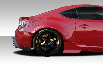 Duraflex - Subaru BRZ Duraflex GT500 Wide Body Rear Fenders - 4 Piece - 109030