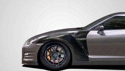 Carbon Creations - Nissan GT-R Carbon Creations OEM Fenders - 2 Piece - 109064