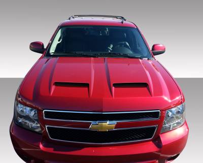 Duraflex - Chevrolet Avalanche Duraflex CV-X Hood - 1 Piece - 109256