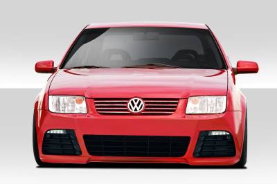 Duraflex - Volkswagen Jetta Duraflex R Look Front Bumper Cover - 1 Piece - 109474