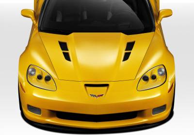 Duraflex - Chevrolet Corvette Duraflex GT Concept Hood - 1 Piece - 109534