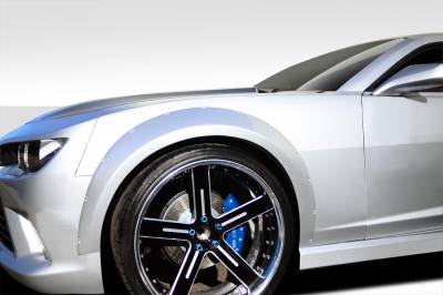 Duraflex - Chevrolet Camaro Duraflex Wide Body GT Concept Front Fender Flares - 2 Piece - 109799