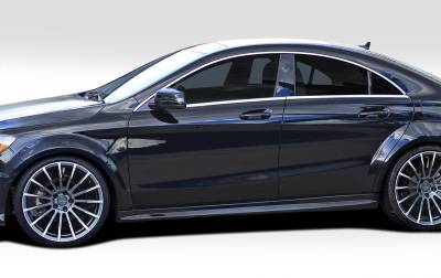 Duraflex - Mercedes-Benz CLA Duraflex Black Series Look Wide Body Side Skirt Rocker Panels -2 Piece - 112012