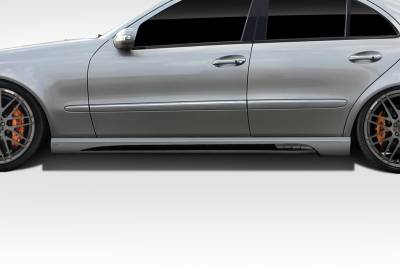 Duraflex - Mercedes E Class W-1 Duraflex Side Skirts Body Kit 112235