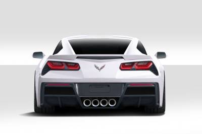 Duraflex - Chevrolet Corvette Duraflex Gran Veloce Rear Diffuser- 1 Piece - 112426