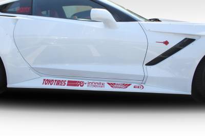 Duraflex - Chevrolet Corvette Duraflex Gran Veloce Wide Body Side Skirts- 2 Piece - 112430